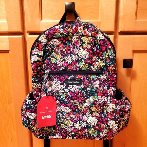 Vera Bradley Handbags - Vera Bradley Factory Style Backpack NWT